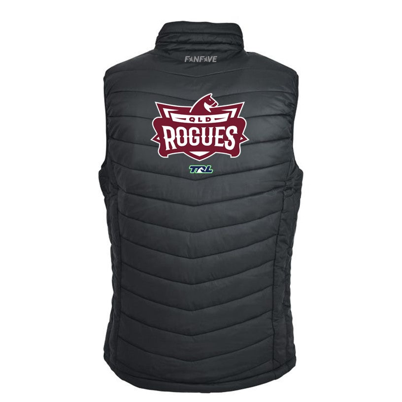 QLD Rogues - Puffer Vest Personalised