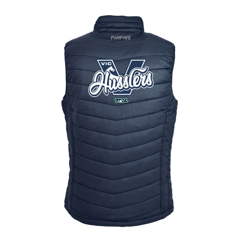 VIC Husslers - Puffer Vest Personalised