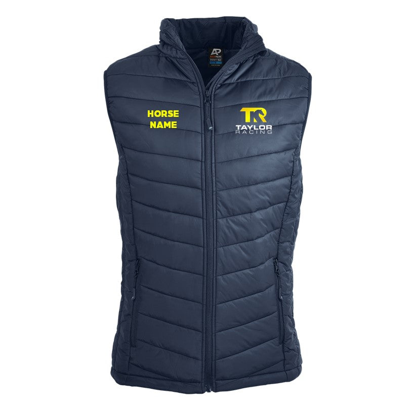 Taylor Racing - Puffer Vest Personalised